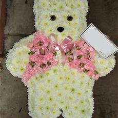 Teddy Bear Tribute - Pink - Beaufort local delivery only