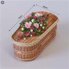 Pink Petite Casket spray 