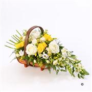 Rose and Freesia Basket - Beaufort local delivery only