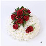 Based Red and White Posy - Beaufort local delivery only