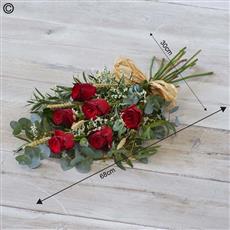 six red rose sheaf 