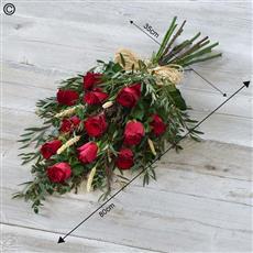Classic 12 Red Roses Sheaf
