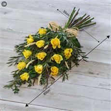 Classic 12 Yellow Roses Sheaf