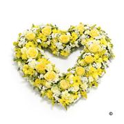 Open Heart - Yellow and White- Beaufort local delivery only
