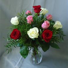   Rose Vase- Beaufort local delivery only