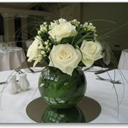 Small white Rose Globe