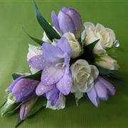 freesia corsage