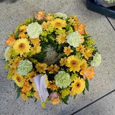 Autumn Shades Wreath - Beaufort local delivery only