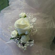Pearl and Crystal Corsage 