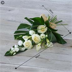 White Rose and Calla Lily sheaf 