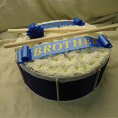 Drum with Drumsticks