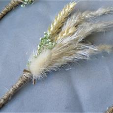 Dried Flower buttonhole- Beaufort local delivery only