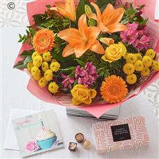 Interflora Birthday Gift set