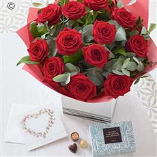 Interflora Anniversary Gift set