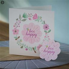 Bee Happy Greetings card
