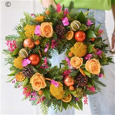 Vibrant Wreath without Lilies