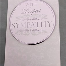  Green With Deepest Sympathy card -local orders only