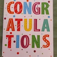 Congratulations card